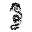dragon vector tatoo