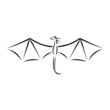 dragon vector tatoo