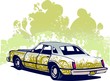 Graffiti car illustration