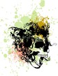 Punk skull illustration