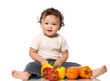 The child with paprika.