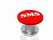Red button with inscription Red button with inscription