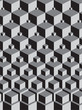 escher inspired stacking cubes art 