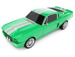 Green Classical Sports Car