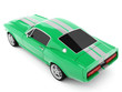 Green Classical Sports Car