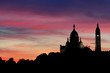 coucher de soleil, montmartre, Paris