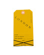 vintage luggage tag 0f 1948
