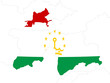 Tajikistan map