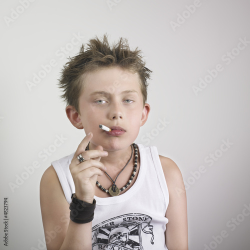 Photo: Young smoker Young smoker