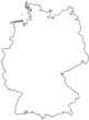 Image : Deutschland Umriss