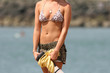belle fille en maillot de bain