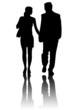 couple holding hands