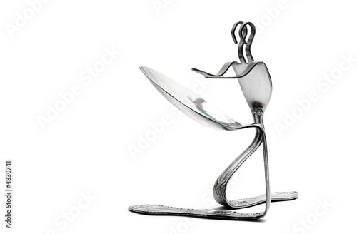 old fork and spoon