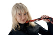 Photo: Woman in tie Woman in tie
