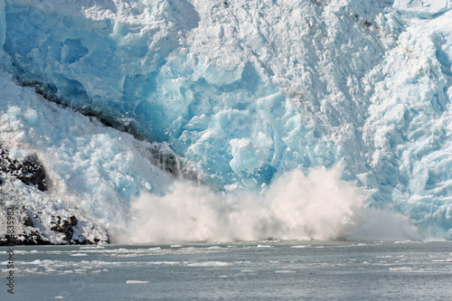 Photo: Alaska Glacier Breaking Alaska Glacier Breaking