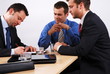 business man signing a contract business man signing a contract