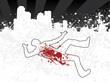 Chalk outline city Chalk outline city