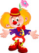 The cheerful clown