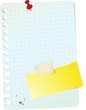 Notes papier, image vectorielle Notes papier, image vectorielle