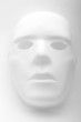 white mask on white