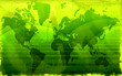 Grunge world map Grunge world map