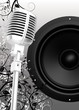 microphone et baffle