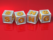 Block letters - 3d concept illustration