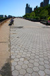 boardwalk and stone patterns in front of buildings