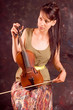 Girl with violin