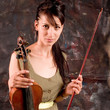 Girl with violin