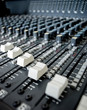 Audio mixer board faders