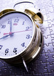 Alarm clock on jigsaw