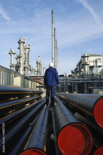 Photo: refinery, engineer pipes and gas refinery, engineer pipes and gas