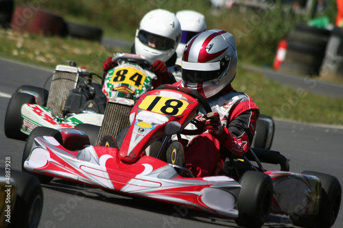 Photo: Kart Race Closeup Kart Race Closeup