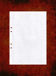Leather texture and grunge note