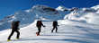 trio de skieurs