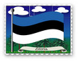 Briefmarke Estland