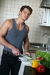 Sexy Man at the Kitchen