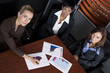 Three female business Three female business