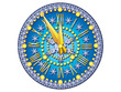 New year. Clock
