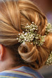 chignon blond chignon blond