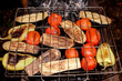 Barbecue from vegetables