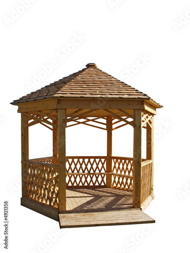 pergola isolated on white