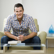 Man sitting in chair