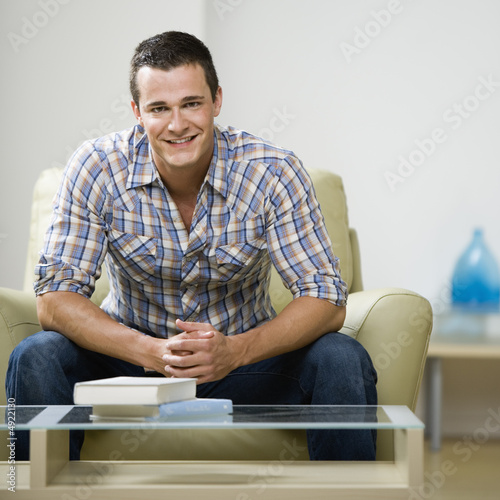 Man sitting in chair