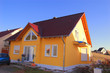 Knallgelbes Haus