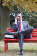 Businessman with mobile phone