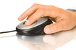 Computer mouse and hand