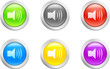 Sound button. [Vector]