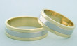 Argolla boda bicolor oro blanco y amarillo Argolla boda bicolor oro blanco y amarillo